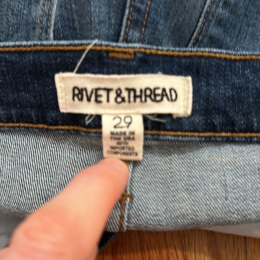Madewell Rivet and Thread jeans - Picture 3 of 5
